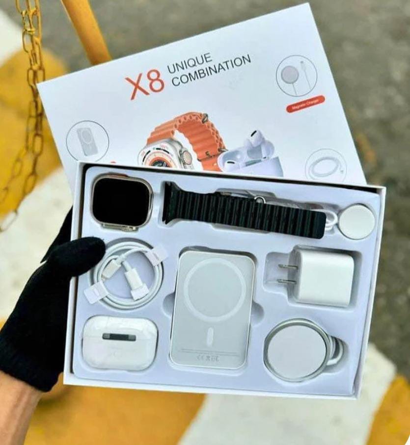 Combo Smartwatch + Power Bank + Audifonos