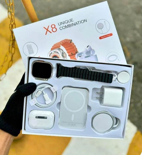 Combo Smartwatch + Power Bank + Audifonos