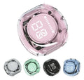 Audífonos Bluetooth AIR39 V53 LED Transparentes